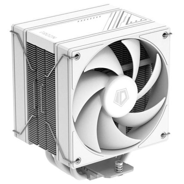 Кулер для процесора ID-Cooling FROZN A410 DW, White, 120 мм, 4 теплових трубок, алюміній/мідь, 500±200 ~ 2000±10% RPM, 29.85dB(A) Max, Intel: 1851, 1700, 1200, 115x, AMD: AM4/AM5, 152х98х120 мм, 4-pin PWM, до 230 Вт