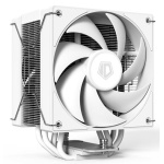 Кулер для процесора ID-Cooling FROZN A410 DW, White, 120 мм, 4 теплових трубок, алюміній/мідь, 500±200 ~ 2000±10% RPM, 29.85dB(A) Max, Intel: 1851, 1700, 1200, 115x, AMD: AM4/AM5, 152х98х120 мм, 4-pin PWM, до 230 Вт - Зображення 2