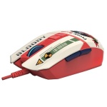 Миша A4Tech W63 Max "Proxy Boom", White/Red, USB, оптична (сенсор MAX BC3332-A 12K), 100 - 12 000 dpi, 250 IPS, 6 кнопок, RGB підсвічування - Зображення 3