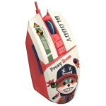 Миша A4Tech W63 Max "Proxy Boom", White/Red, USB, оптична (сенсор MAX BC3332-A 12K), 100 - 12 000 dpi, 250 IPS, 6 кнопок, RGB підсвічування - Зображення 4