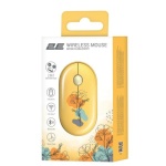 Миша бездротова 2E MF300 Silent, Flora: Poppy, Bluetooth / USB (2.4GHz), оптична, 1600 dpi, 3 кнопки, до 10 м, 1xAA (2E-MF300WFLORAYW) - Зображення 2