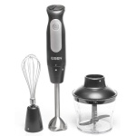 Блендер Eisen EHB-632, Black, 600W, занурювальний, 3 швидкості з плавним регулюванням, подрібнювач 650мл, вінчик