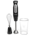 Блендер Eisen EHB-631, Black, 600W, занурювальний, 3 швидкості з плавним регулюванням, склянка 800мл, вінчик