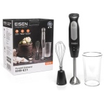 Блендер Eisen EHB-631, Black, 600W, занурювальний, 3 швидкості з плавним регулюванням, склянка 800мл, вінчик - Зображення 6
