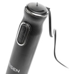 Блендер Eisen EBS-133M, Black, 1000W, занурювальний, 2 швидкості з плавним регулюванням, турбо режим, подрібнювач 400мл, склянка 500мл, насадка-міксер, гаки для тіста, вінчик - Зображення 9