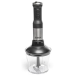 Блендер Eisen EHB-123SS, Black, 1200W, занурювальний, 2 швидкості з 15 ступ. плавним регулюванням, турбо режим, подрібнювач 650мл, склянка 800мл, вінчик - Зображення 3