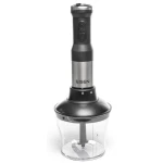 Блендер Eisen EHB-123SS, Black, 1200W, занурювальний, 2 швидкості з 15 ступ. плавним регулюванням, турбо режим, подрібнювач 650мл, склянка 800мл, вінчик - Зображення 3