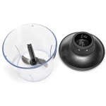 Блендер Eisen EHB-123SS, Black, 1200W, занурювальний, 2 швидкості з 15 ступ. плавним регулюванням, турбо режим, подрібнювач 650мл, склянка 800мл, вінчик - Зображення 4