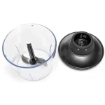 Блендер Eisen EHB-123SS, Black, 1200W, занурювальний, 2 швидкості з 15 ступ. плавним регулюванням, турбо режим, подрібнювач 650мл, склянка 800мл, вінчик - Зображення 4
