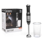 Блендер Eisen EHB-122SS, Black, 1200W, занурювальний, 2 швидкості з 15 ступ. плавним регулюванням, турбо режим, склянка 800мл, вінчик - Зображення 5