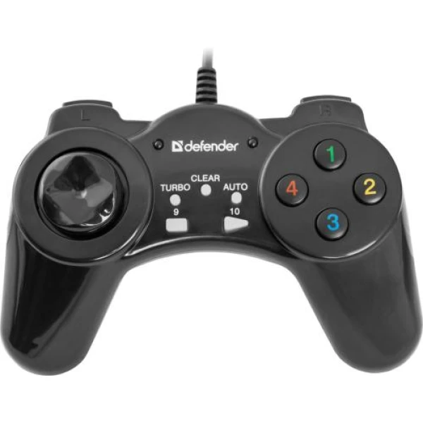 Геймпад Defender Vortex, Black, USB, для PC, 13 кнопок (64249)