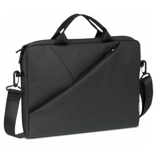 Сумка для ноутбука 15.6" RivaCase Tivoli, Grey, поліестер, 410 x 315 x 50 мм (8730)