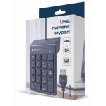 Клавіатура Gembird KPD-U-03 цифрова клавіатура, USB, Black - Зображення 3