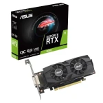 Відеокарта GeForce RTX 3050, Asus, LP BRK OC, 6Gb GDDR6, 96-bit, DVI-D/HDMI/DP, 1537/14000 MHz, Low Profile (RTX3050-O6G-LP-BRK)