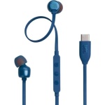 Навушники JBL Tune 310, Blue, 3.5 мм, мікрофон, однокнопковий пульт керування, технологія "Pure Bass", алюмінієві вставки (JBLT310CBLU)