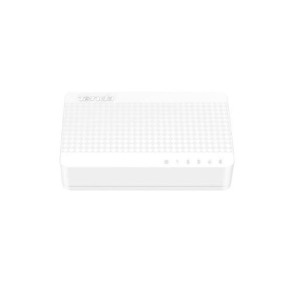 Комутатор Tenda, S105 5x10/100 Mb/s, пластиковий корпус, некерований