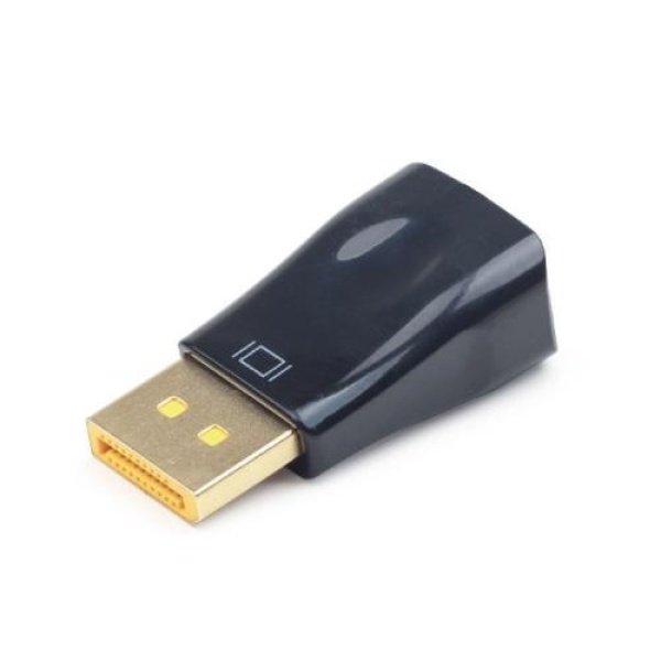 Перехідник DisplayPort (M) - VGA (F), Cablexpert, Black (A-DPM-VGAF-01)