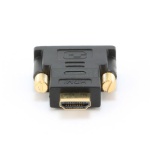 Перехідник HDMI (M) - DVI-D (M), Cablexpert, Black, 18-pin (A-HDMI-DVI-1)