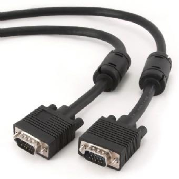 Кабель VGA (M) - VGA (M), 5 м, Black, Cablexpert (CC-PPVGA-5M-B)