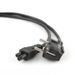 Кабель живлення від мережі PC-186, Black, 3 м, Cablexpert, CEE 7/7 - IEC C5, 3x0.75 мм² (PC-186-ML12-3M)