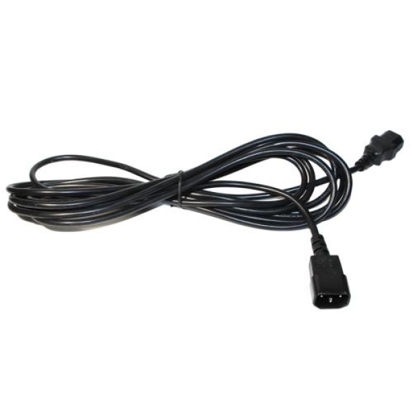 Кабель живлення від мережі PC-189, Black, 4.5 м, Cablexpert, IEC C14 - IEC C13, 3x0.5 мм² (PC-189-15)