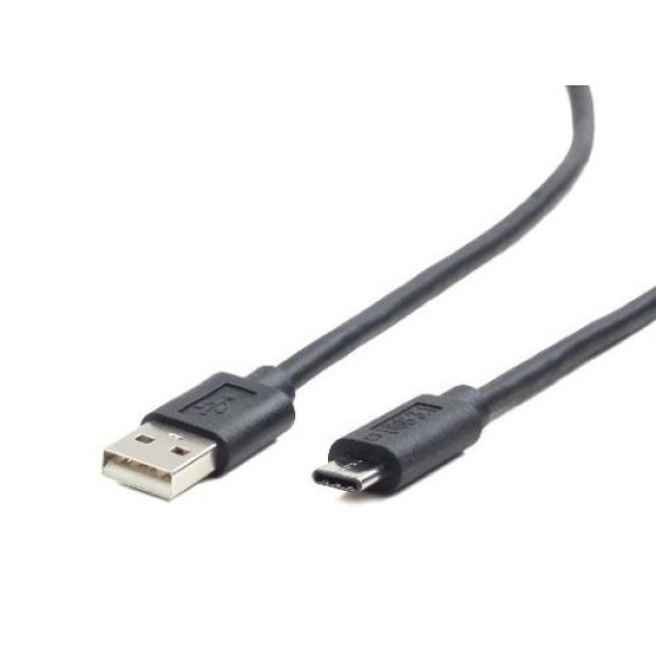 Кабель USB AM - Type-C, 3 м, Black, Cablexpert, 3A (CCP-USB2-AMCM-10)