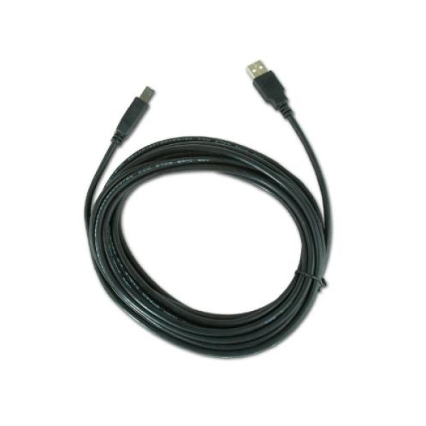 Кабель USB 2.0 AM - USB BM, 4.5 м, Black, Cablexpert (CCP-USB2-AMBM-15)