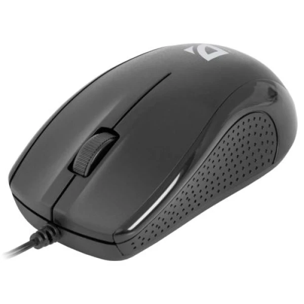 Миша Defender Optimum MB-160, Black, USB, оптична, 1000 dpi, 3 кнопки, 1.5 м (52160)
