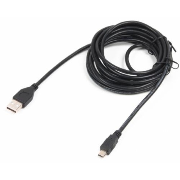 Кабель USB 2.0 AM - miniUSB (5P), 3 м, Black, Cablexpert (CCP-USB2-AM5P-10)