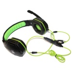 Навушники Gemix N1 Gaming Black/Green, 2 x Mini jack (3.5 мм), накладні, кабель 1.2 м
