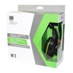 Навушники Gemix N1 Gaming Black/Green, 2 x Mini jack (3.5 мм), накладні, кабель 1.2 м - Зображення 2