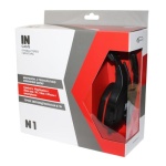Навушники Gemix N1, Black/Red, 2 x Mini jack (3.5 мм), накладні, кабель 1.2 м - Зображення 2