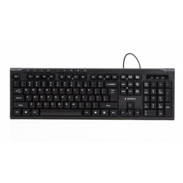 Комплект Gembird KBS-UM-03-UA (клавіатура+миша) Black, USB
