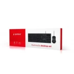 Комплект Gembird KBS-UM-03-UA (клавіатура+миша) Black, USB - Зображення 4