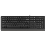 Клавіатура A4Tech FK10 "Fstyler", Black/Grey, USB, 12 мультимедійних кнопок, захист від бризок, 1.5 м, UA/RU/US