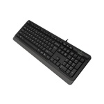 Клавіатура A4Tech FK10 "Fstyler", Black/Grey, USB, 12 мультимедійних кнопок, захист від бризок, 1.5 м, UA/RU/US - Зображення 3