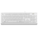 Клавіатура A4Tech FK10 "Fstyler", White/Grey, USB, 12 мультимедійних кнопок, захист від бризок, 1.5 м, UA/RU/US - Зображення 3