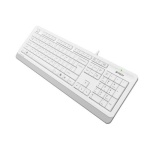 Клавіатура A4Tech FK10 "Fstyler", White/Grey, USB, 12 мультимедійних кнопок, захист від бризок, 1.5 м, UA/RU/US - Зображення 5