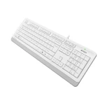 Клавіатура A4Tech FK10 "Fstyler", White/Grey, USB, 12 мультимедійних кнопок, захист від бризок, 1.5 м, UA/RU/US - Зображення 5