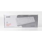 Клавіатура A4Tech FK10 "Fstyler", White/Grey, USB, 12 мультимедійних кнопок, захист від бризок, 1.5 м, UA/RU/US - Зображення 6
