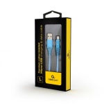 Кабель USB 2.0 AM - microUSB (5P), 1 м, Blue, Cablexpert, 2.1A (CC-USB2B-AMmBM-1M-VW) - Зображення 2