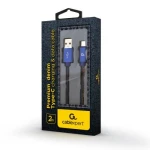 Кабель USB AM - Type-C, 2 м, Blue, Cablexpert, 2.1A (CC-USB2J-AMCM-2M-BL) - Зображення 2