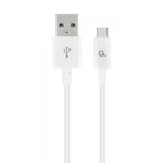 Кабель USB AM - Type-C, 2 м, White, Cablexpert, 2.1A (CC-USB2P-AMCM-2M-W)