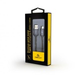 Кабель USB AM - Type-C, 1 м, Grey, Cablexpert, 2.1A (CC-USB2S-AMCM-1M-BG) - Зображення 2
