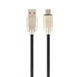 Кабель USB 2.0 AM - microUSB (5P), 1 м, Black, Cablexpert, 2.1A (CC-USB2R-AMmBM-1M)