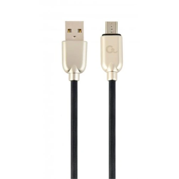 Кабель USB 2.0 AM - microUSB (5P), 1 м, Black, Cablexpert, 2.1A (CC-USB2R-AMmBM-1M)
