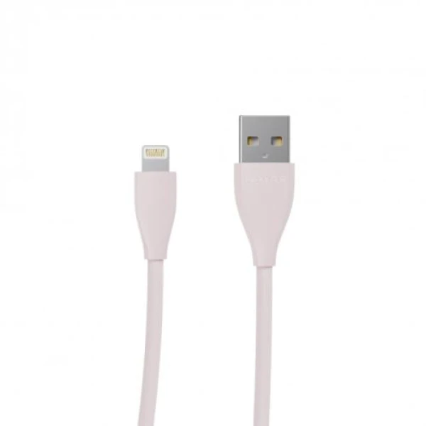 Кабель USB AM - Lightning, 1 м, Pink, Maxxter, 2.4A (UB-L-USB-01GP)