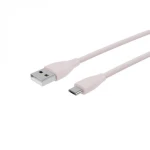 Кабель USB 2.0 AM - microUSB (5P), 1 м, Grey, Maxxter, 2.4A (UB-M-USB-01MG) - Зображення 2
