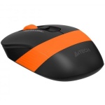 Миша A4Tech Fstyler FG10S 2000dpi Black+Orange, USB, Wireless, безшумна - Зображення 4