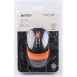 Миша A4Tech Fstyler FG10S 2000dpi Black+Orange, USB, Wireless, безшумна - Зображення 6